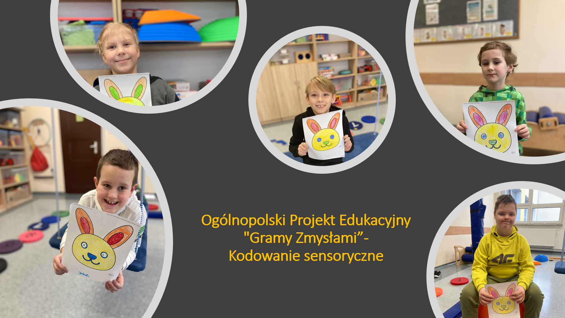 Ogólnopolski Projekt Edukacyjny "Gramy Zmysłami”- Kodowanie sensoryczne.