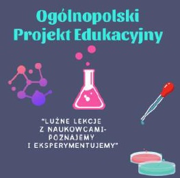 Logo ogólnopolskiego projektu "Luźne lekcje z naukowcami"