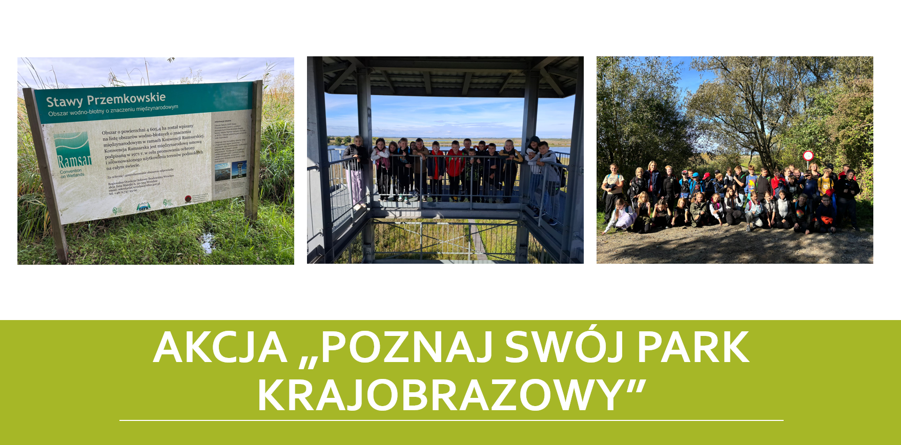 Akcja "Poznaj swój park krajobrazowy"