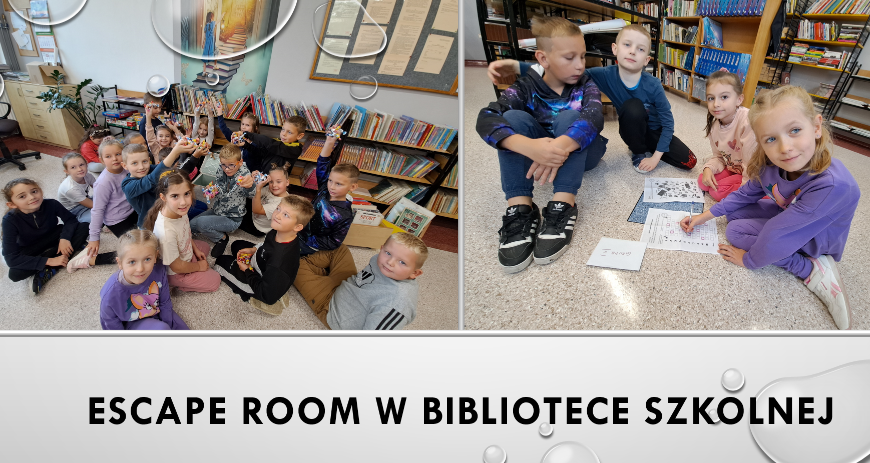 Escape room w bibliotece szkolnej