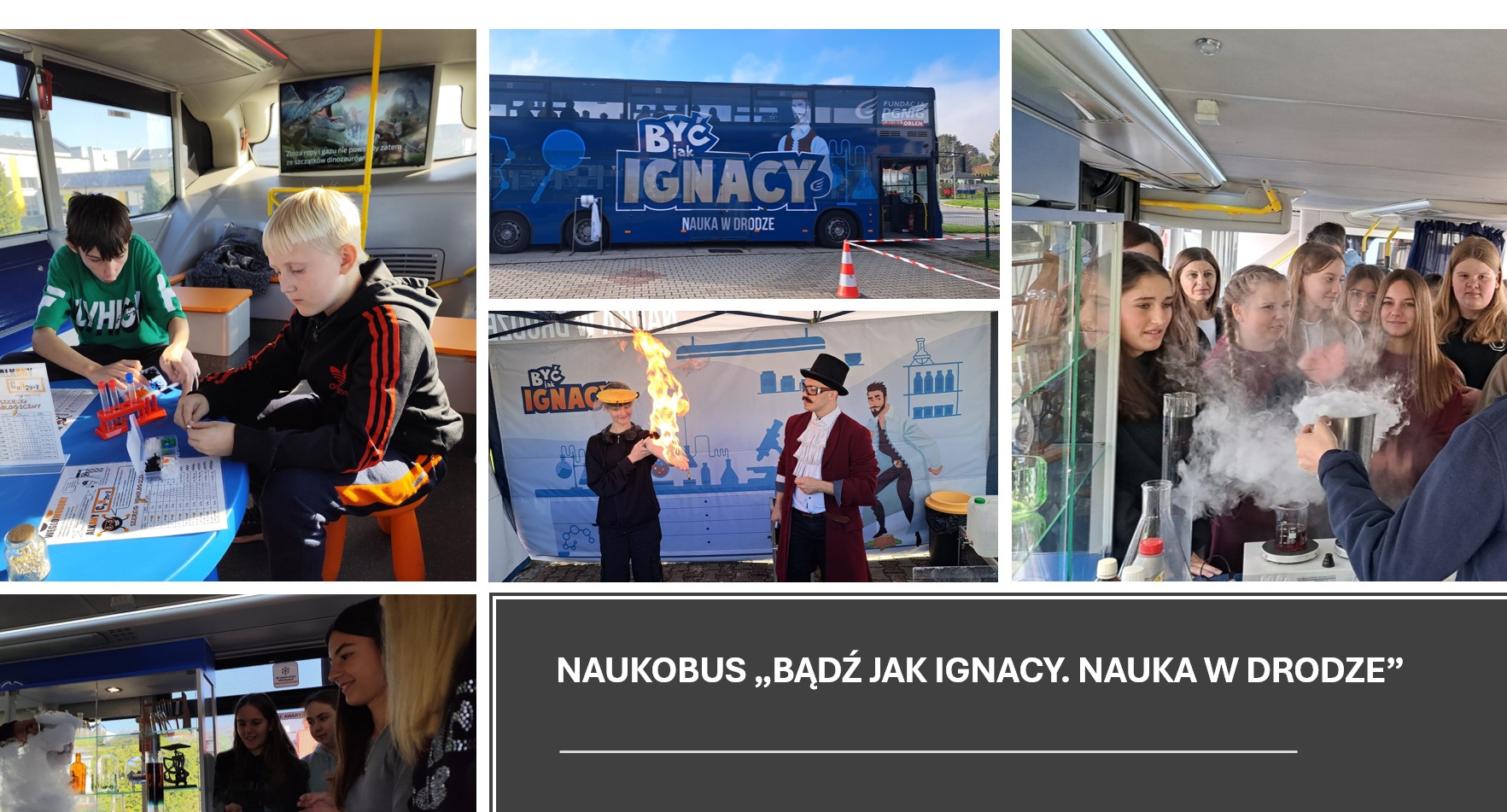 Warsztaty z naukobusem "Być jak Ignacy. Nauka w drodze".