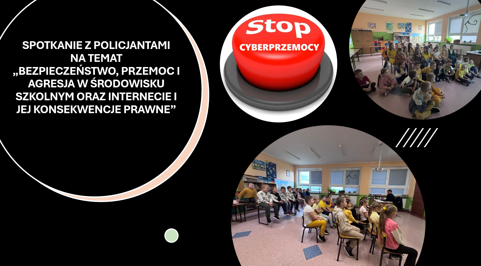 Spotkanie z policjantami na temat cyberprzemocy