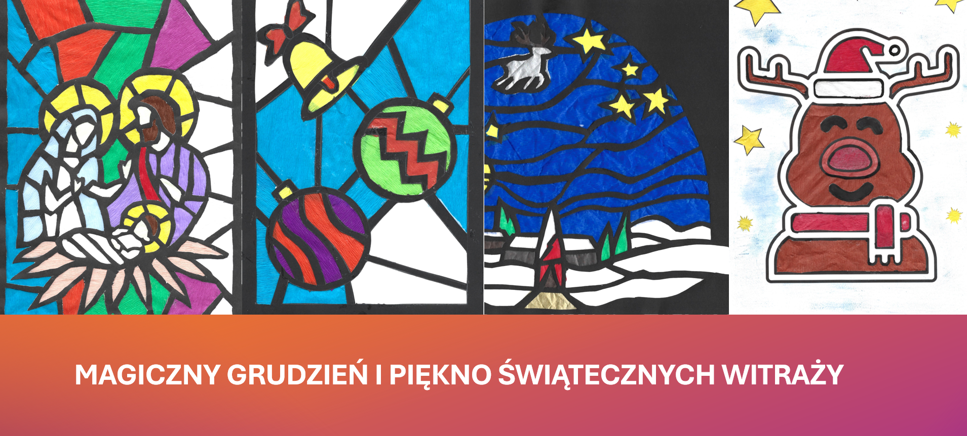 Świąteczne witraże