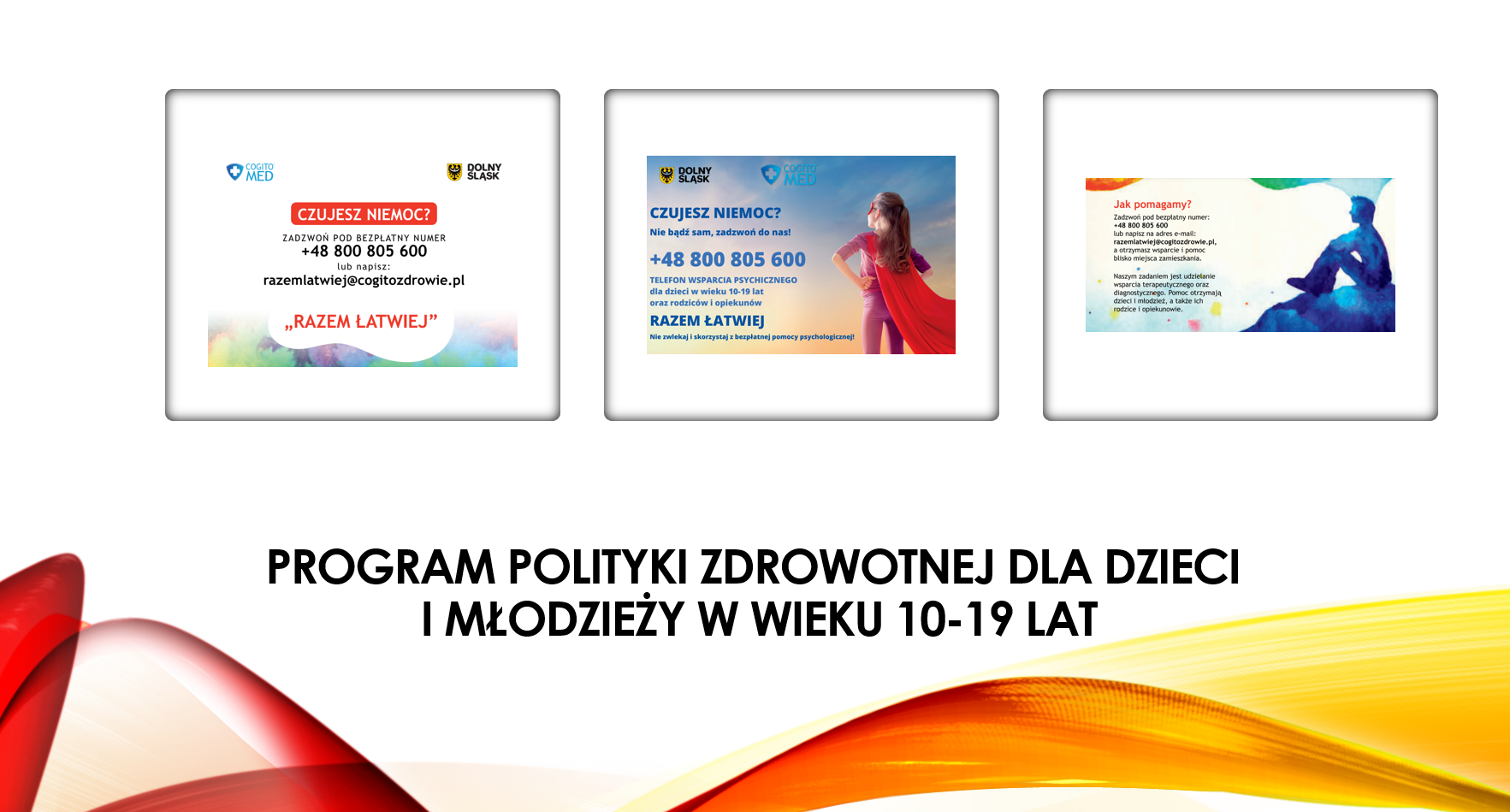 Program polityki zdrowotnej dla dzieci i młodzieży w wieku 10-19 lat.