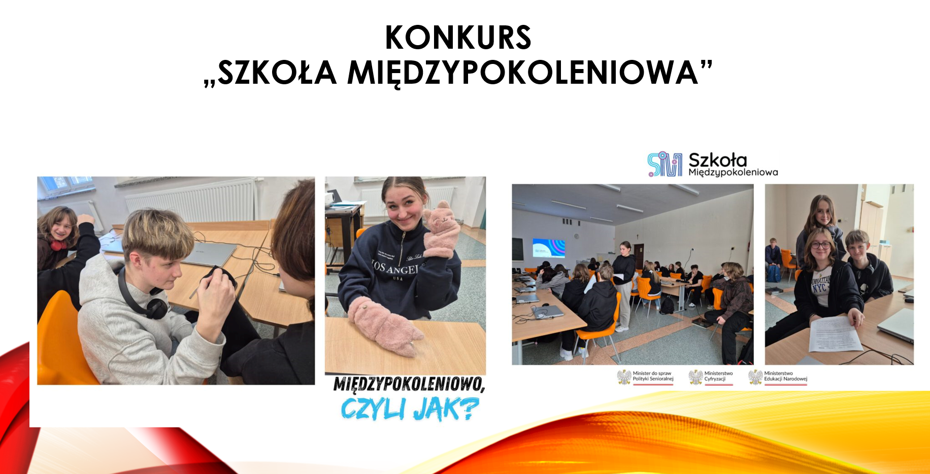 Konkurs „Szkoła międzypokoleniowa”.